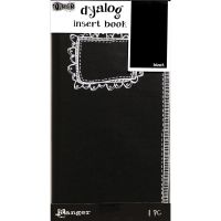 Dyan Reaveley's Dylusions Dyalog Insert Book 4.375"X8.25" - Black #2